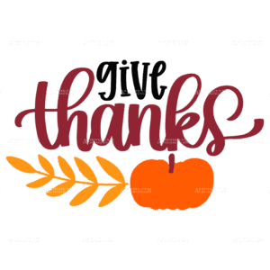 Give Thanks-2 DTF Transfer