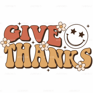 Give Thanks DTF Transfer