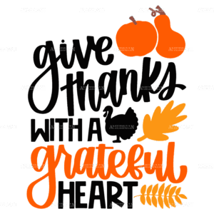 Give Thanks With A Grateful Heart DTF Transfer