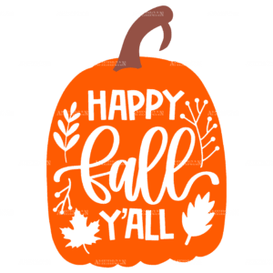 Happy Fall Y'all DTF Transfer