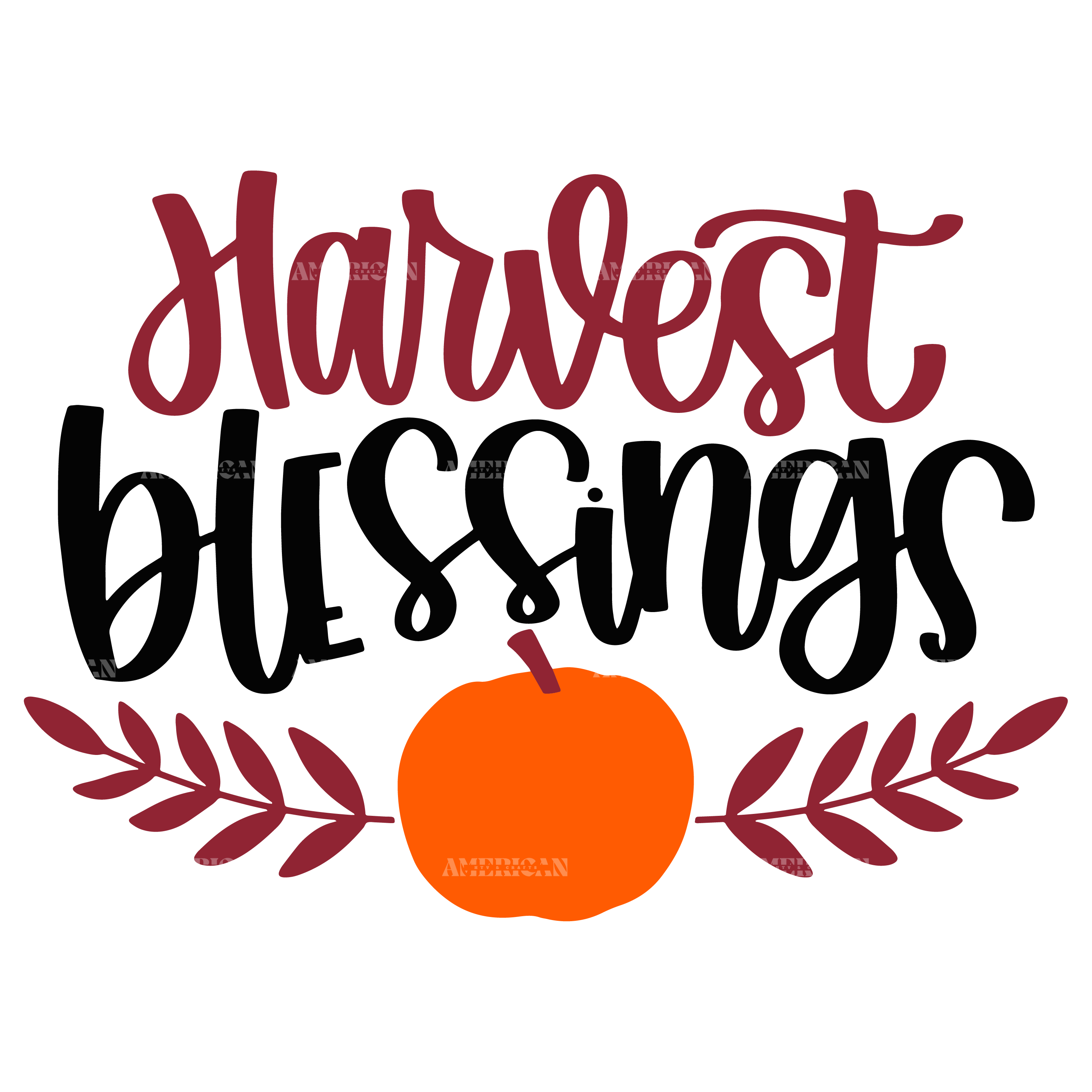 Harvest Blessings DTF Transfer