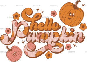 Hello Pumpkin-2 DTF Transfer