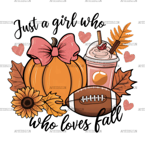 Just A Girl Who Loves Fall-6 DTF Transfer