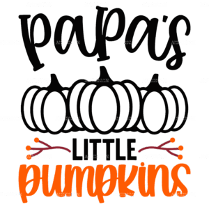 Papa's Little Pumpkins DTF Transfer