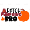 Patch Pumpking Bro DTF Transfer