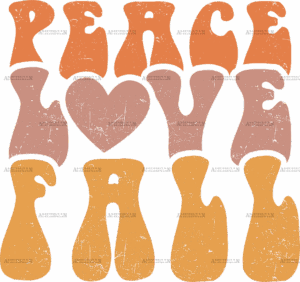 Peace Love Fall DTF Transfer