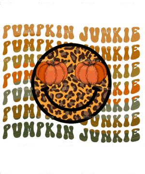 Pumpkin Junkie DTF Transfer