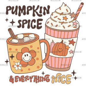 Pumpkin Spice And Everything Nice-3 DTF Transfer