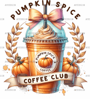 Pumpkin Spice Coffee Club-2 DTF Transfer