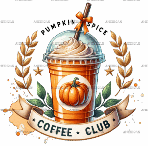 Pumpkin Spice Coffee Club-3 DTF Transfer