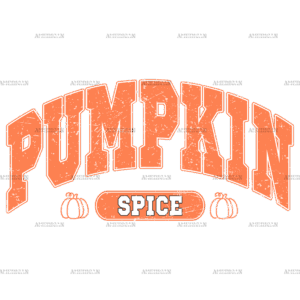 Pumpkin Spice Dotted DTF Transfer