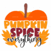 Pumpkin Spice Everything DTF Transfer