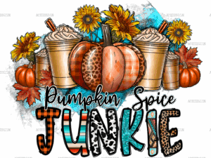 Pumpkin Spice Junkie DTF Transfer