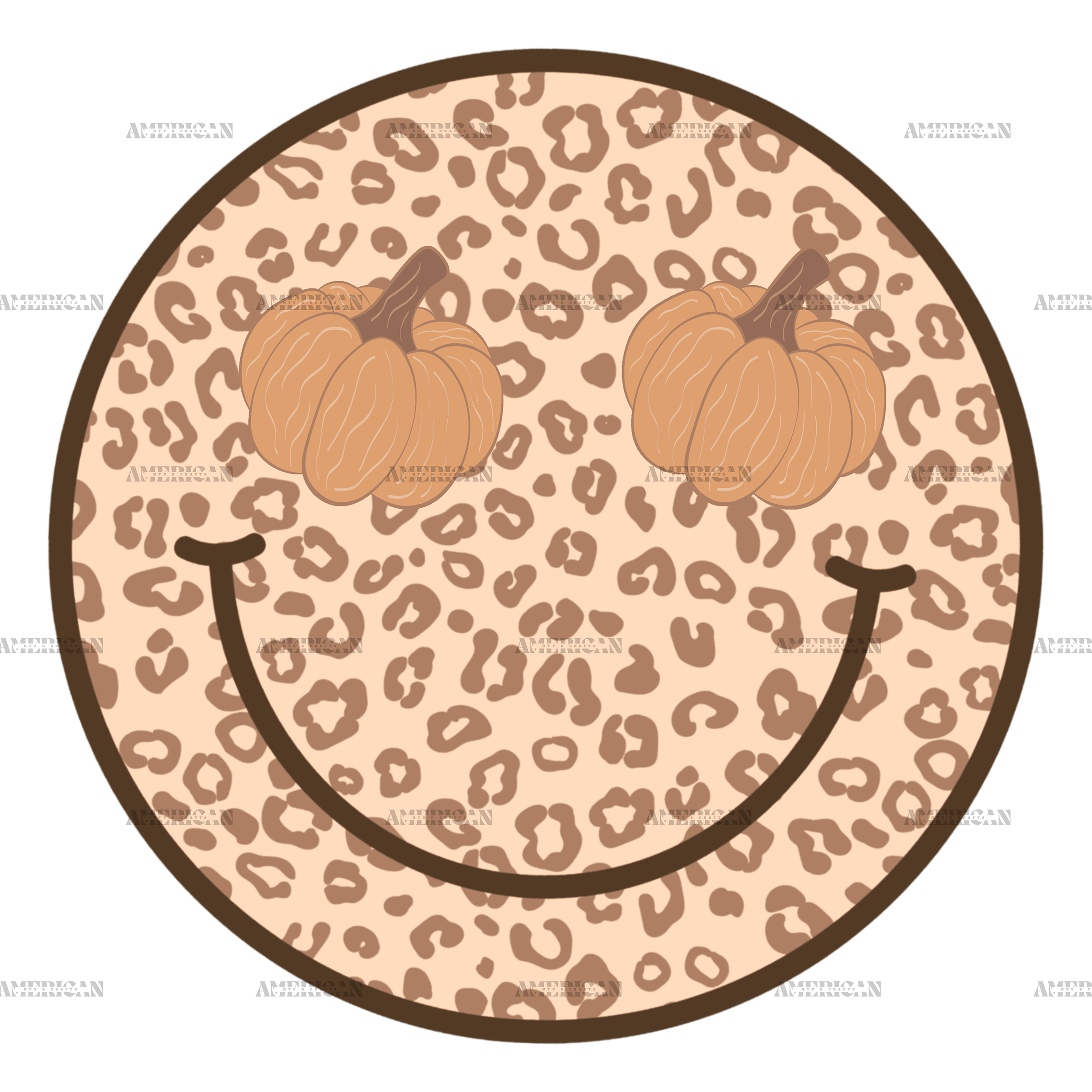 Smiley Fall DTF Transfer