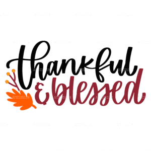 Thankful Blessed DTF Transfer