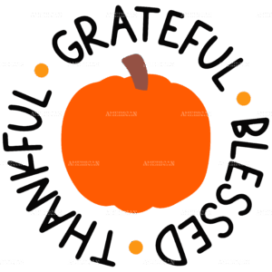 Thankful Grateful Blessed DTF Transfer