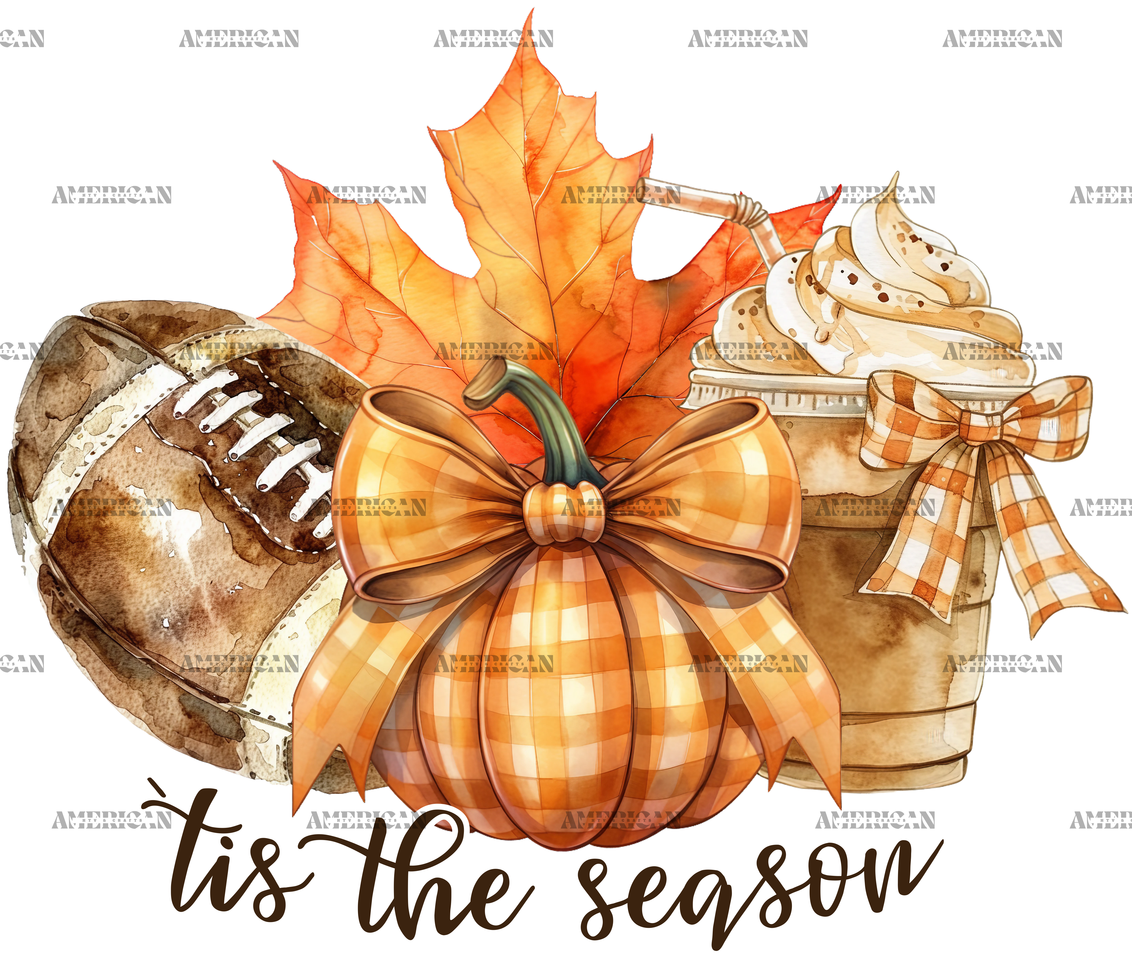 Tis The Season Football Fall-5 DTF Transfer