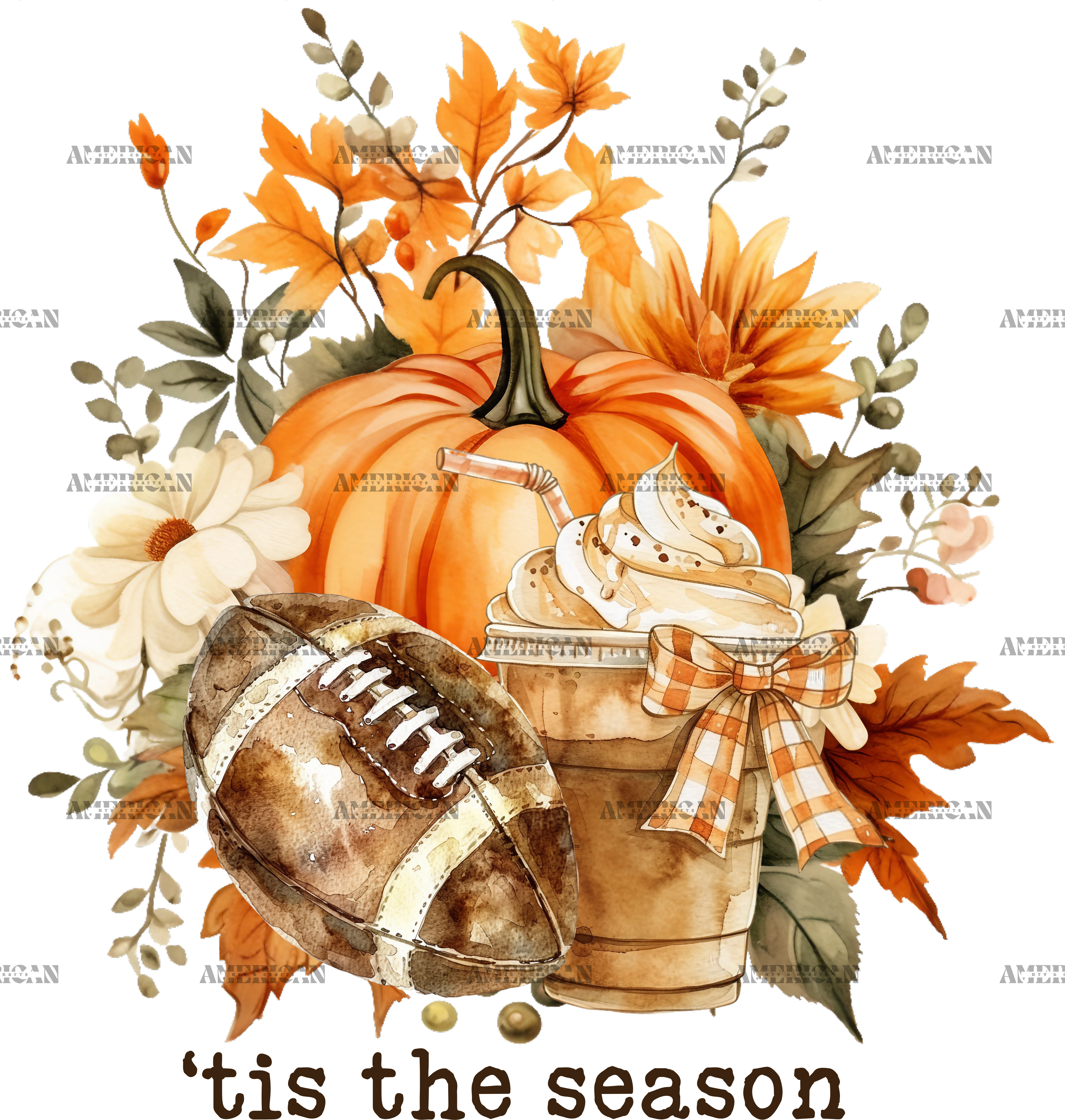 Tis The Season Football Fall-6 DTF Transfer